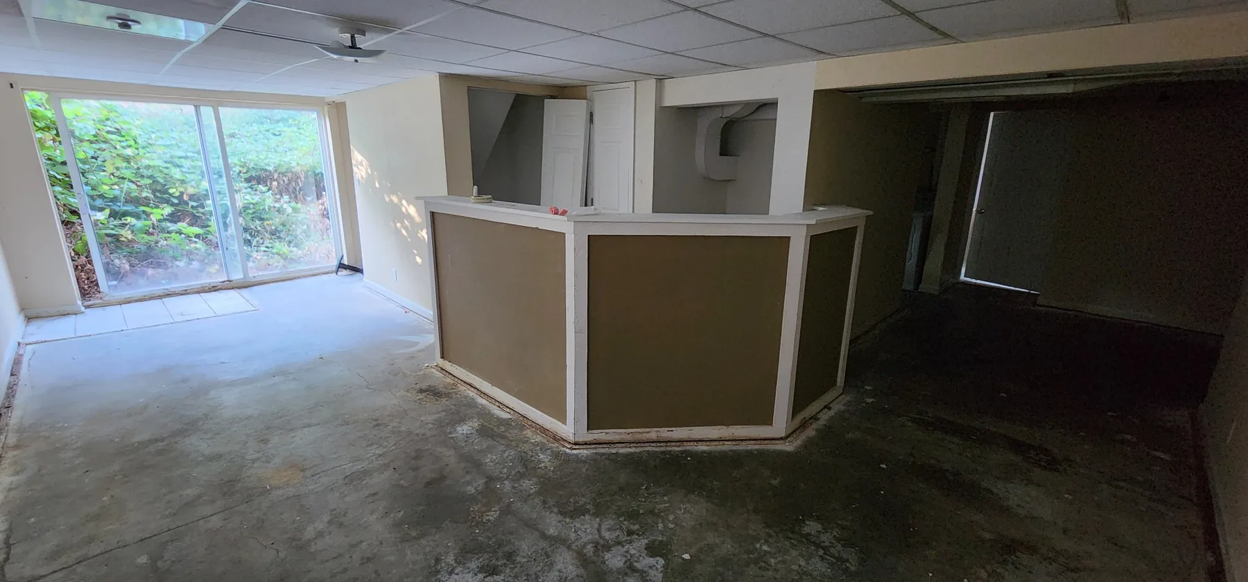 Lower level before