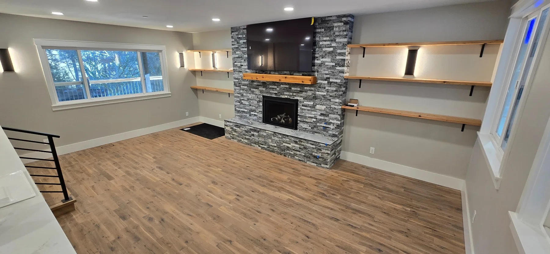 Living room after renovation