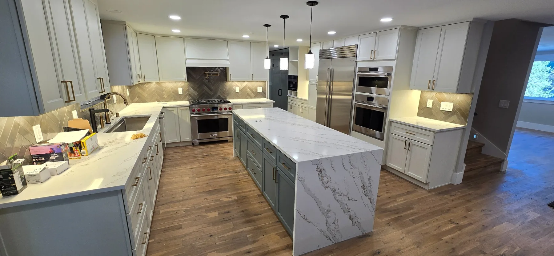 Modern completed kitchen remodel