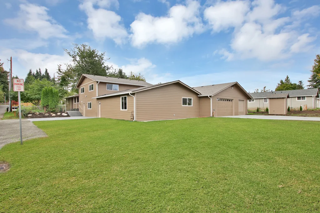 Completed exterior siding renovation